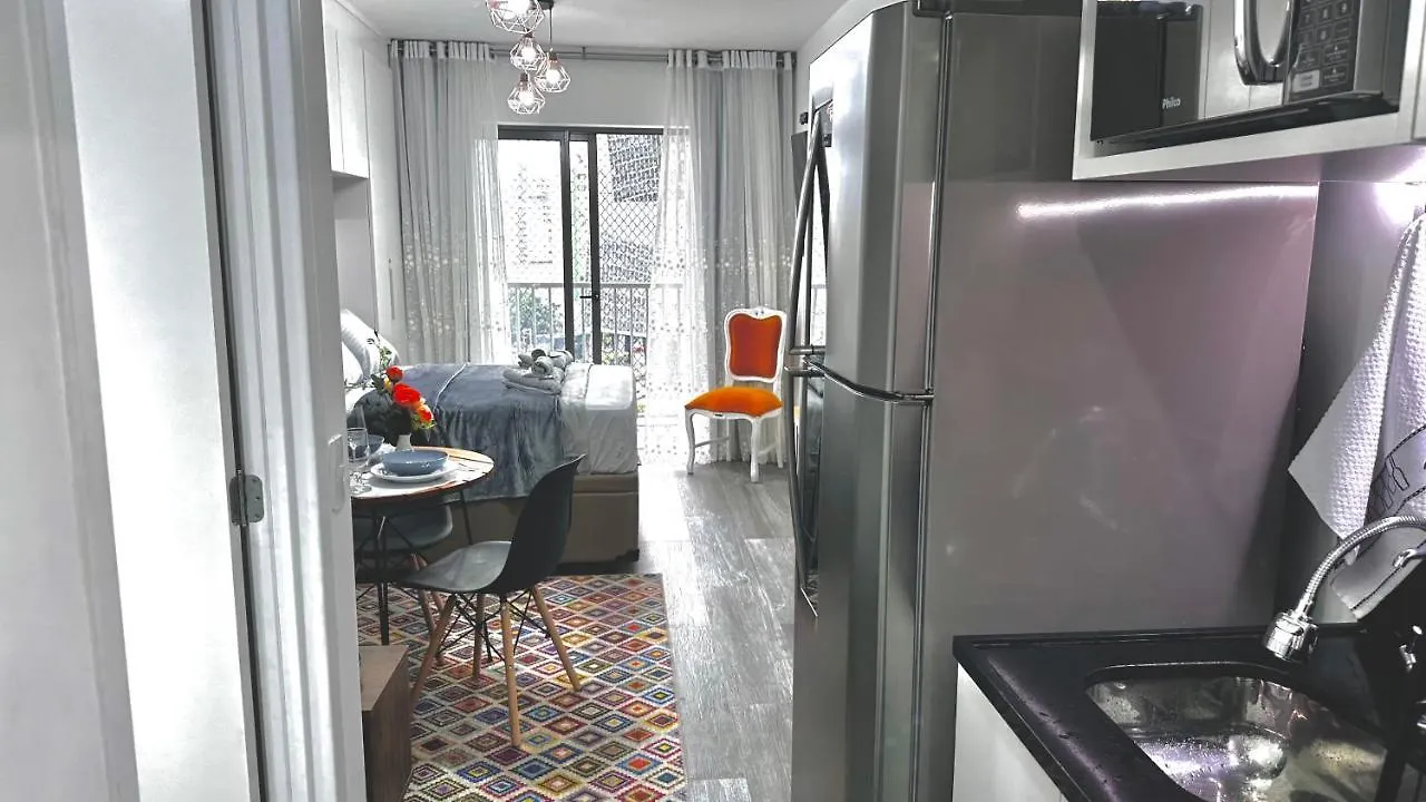 1002 - Rentaqui Studio Apartamento Lux Pinheiros São Paulo 0*,  Brazylia